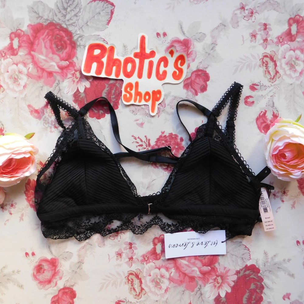 NWT Laurel Strappy Pintuck Bralette